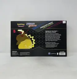 Pokemon TCG Crown Zenith Pikachu VMAX Factory Sealed Special Collection Box - Image 3