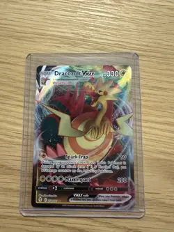 Pokemon TCG Dracozolt VMAX Evolving Skies 059/203 Holo Ultra Rare Near Mint - Image 1