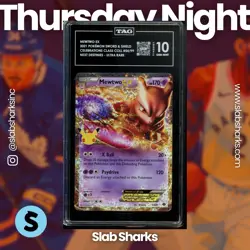 2021 POKEMON SWSH CELEBRATIONS CLASSIC COLLECTION #54/99 MEWTWO EX TAG 10 - Image 1