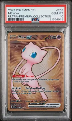 2023 POKEMON 151 ULTRA-PREMIUM COLLECTION #205 MEW EX PSA 10 - Image 1