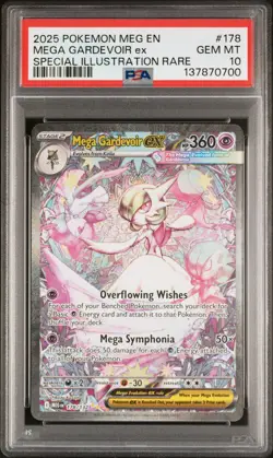2025 POKEMON MEGA EVOLUTION SPECIAL ILLUSTRATION RARE MEGA GARDEVOIR EX PSA 10 - Image 1