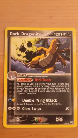 Pokemon Team Rocket Returns Dark Dragonite Regular Rare #15/109 11776 - Image 1