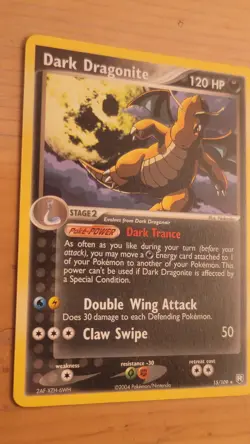 Pokemon Team Rocket Returns Dark Dragonite Regular Rare #15/109 11776 - Image 2