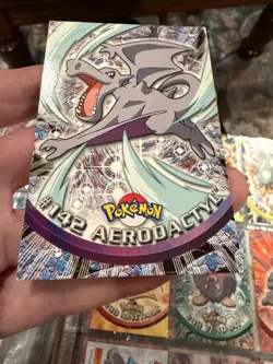 Pokemon AERODACTYL #142 Non-Holo Topps Blue Logo 1st TV Animation 2000 TCG - Image 3