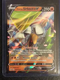 Pokemon TCG Galarian Sirfetch'd V Promo Ultra Rare SWSH043 - NM - Image 1