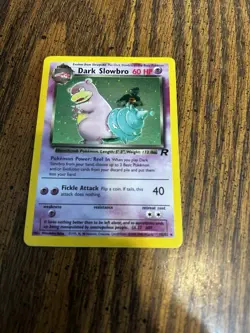 Pokemon Dark Slowbro 12/82 Team Rocket Holo Rare NM/VLP - Image 1