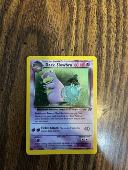 Pokemon Dark Slowbro 12/82 Team Rocket Holo Rare NM/VLP - Image 2