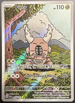 Pokemon Pinsir 168/167 Illustration Rare Twilight Masquerade Full Art Holo NM - Image 1
