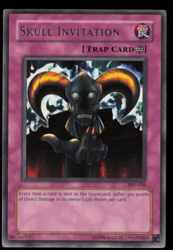 Yugioh Skull Invitation PSV-056 Rare NM - Image 1