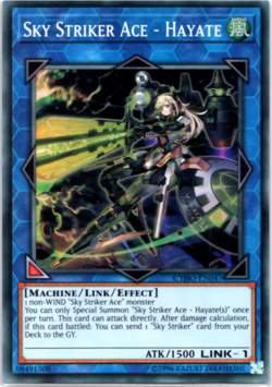 Sky Striker Ace - Hayate - CYHO-EN047 - Super Rare - Yugioh - Image 1