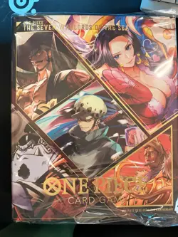 ONE PIECE TCG SEVEN WARLORDS OF THE SEA BINDER SET [BINDER ONLY] - Image 1