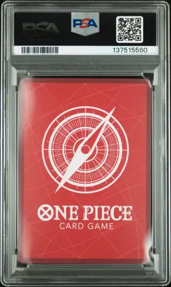 2025 ONE PIECE PROMOS PSA MAGAZINE EXCLUSIVE #001 SHANKS PSA 10 - Image 2