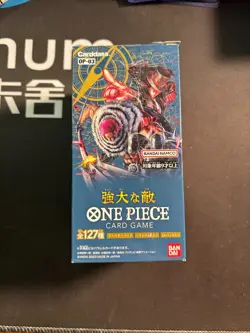 One Piece Japanese OP-03 Pillars Of Stre Booster Box Factory Sealed #3 BJOS - Image 1