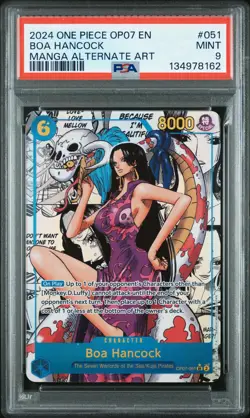 2024 ONE PIECE 500 YEARS IN THE FUTURE MANGA ALT ART #051 BOA HANCOCK PSA 9 - Image 1