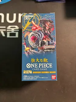 One Piece Japanese OP-03 Pillars Of Stre Booster Box Factory Sealed #1 BJOS - Image 1