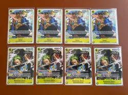 One Piece TCG - Roronoa Zoro & Sanji Playset (x4) ST29-014 + ST29-004 - lot 2 - Image 1