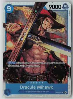 Dracule Mihawk (OP01-070) (Reprint) OP01-070 One Piece Premium Booster - Image 1