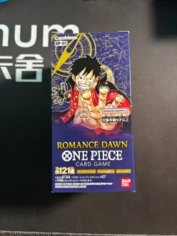 One Piece Japanese OP-01 Romance Dawn Booster Box Factory Sealed #3 BJOS - Image 1