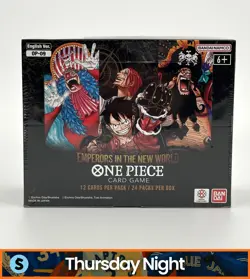 ONE PIECE TCG OP-09 EMPERORS IN THE NEW WORLD 24 PACK FACTORY SEALED BOOSTER BOX - Image 1