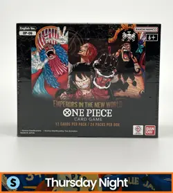 ONE PIECE TCG OP-09 EMPERORS IN THE NEW WORLD 24 PACK FACTORY SEALED BOOSTER BOX - Image 1