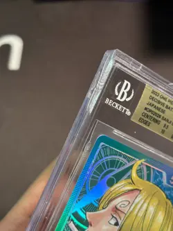 2022 One Piece Japanese Decisive Battle #OP02-026 Sanji L Alt Art BGS10 BJAH - Image 3
