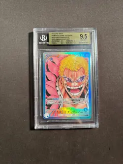2022 One Piece Japanese Romance Dawn #OP01-060 Donquixote Doflamingo L BGS9.5 - Image 1