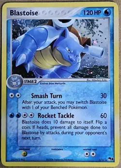 Blastoise POP Series 3 HOLO Pokemon Card 2006 Rare 1/17 - Image 1