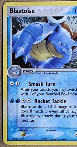 Blastoise POP Series 3 HOLO Pokemon Card 2006 Rare 1/17 - Image 2