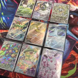 Pokemon TCG Card Lot Sirs Full Arts English Rare Q - Image 1