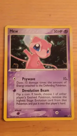 Mew Holo 040 Nintendo Black Star Promo Rare Pokemon Card - Image 1