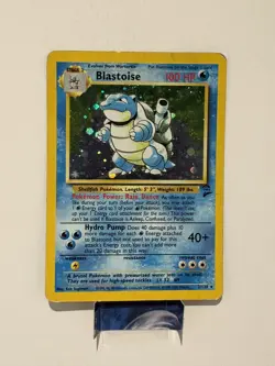 Pokemon TCG Blastoise Holo Unlimited Rare Card 2/130 Base Set 2 HP - Image 1