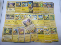 25 Different Pikachu Pokemon TCG Card Lot - Base Set Jungle WOTC Holo + More - Image 1