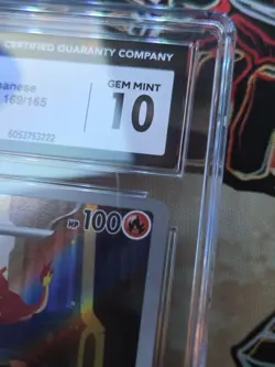 CGC GM MT 10 - Charmeleon AR 169/165 Sv2a: Pokemon Card 151 Holo (Japanese) - Image 3