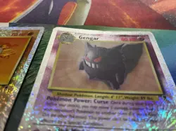 Vintage Pokemon Card Lot WOTC Holo Legendary Collection Gengar Rhyhorn - Image 2