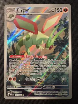 2025 Pokemon Phantasmal Flames Flygon 101/094 ILLUSTRATION RARE HOLO! HOT CARD! - Image 1