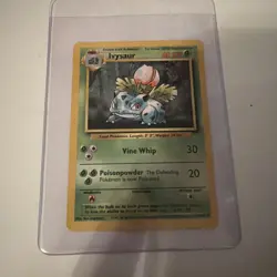 Pokemon Ivysaur Base Set Card 30/102 Rare NM/LP Condition See Pictures - Image 3