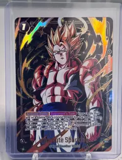 Ultimate Sparking FB05-115 Alternate Art Reprint Gogeta Dragon Ball Card Fusion - Image 1