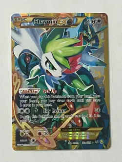 Shaymin EX 77a/108 XY Alternate Art Promo 2017 English Pokemon Card - Image 1