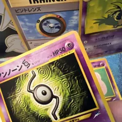Japenese Neo Destiny Pokemon TCG 5/Cards Vintage Old Back [MP] Dark Wigglytuff - Image 5