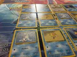 Vintage Pokemon Card Lot WOTC Trainer Deck B Cards RARE Pidgeotto Squirtle Fire - Image 3