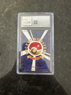 CGC 9 MINT Hitmonchan 1996 Base Set Japanese 107 Holo Pokemon Card PSA BGS - Image 2