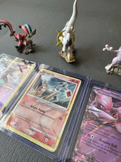 Pokemon Mini Figures W/ Matching Cards - Arceus - Deoxys- Mewtwo - Image 2