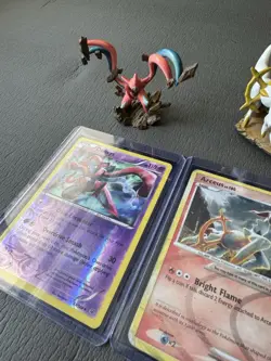 Pokemon Mini Figures W/ Matching Cards - Arceus - Deoxys- Mewtwo - Image 3