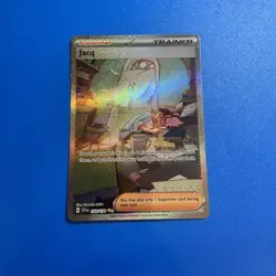 Pokemon Jacq Scarlet & Violet Base Set Holo Card 250/198 Special Illustration - Image 1