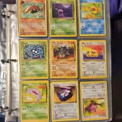 Pokemon Base Set 1999 Wizards of the Coast 18 Card Lot Kabuto Psyduck Rhydon - Image 1