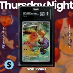 2024 POKEMON SWSH CHINESE SOTBS CARD GIFT BOX 1 #002/008 FLAREON FULL ART TAG 9 - Image 1