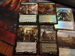 MTG Fallout Commander deck set of 4 open inner sealed promo pack cards included - Image 5