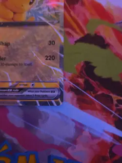 Pokemon TCG Pikachu EX Double Rare Holo Prismatic Evolutions Card 028/131 - Image 4