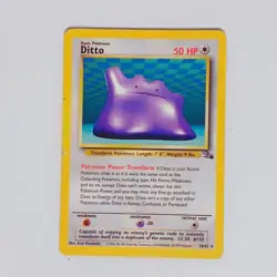 Ditto - 18/62 - Fossil - Pokemon Card LP - Image 1