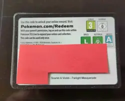 ⭐💥In Hand 50 Pokemon Online code card Scarlet Violet Twilight Masquerade TCGO - Image 1